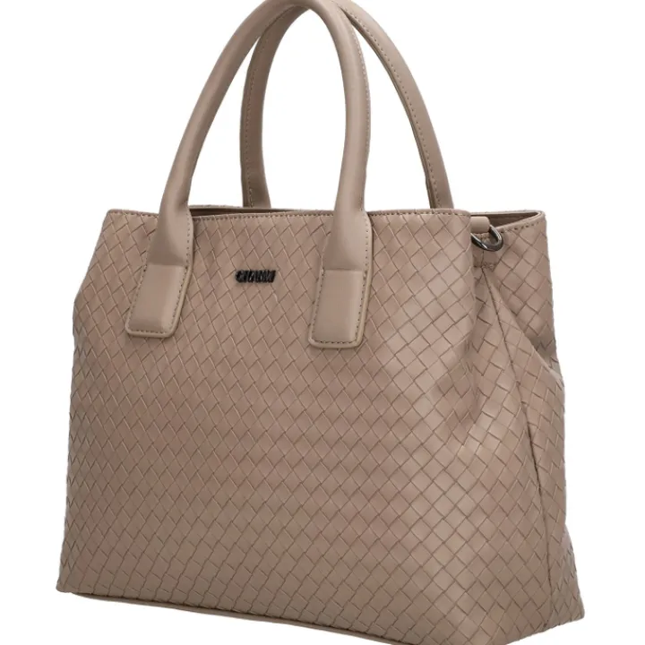 Schoudertassen|Handtassen>Charm London Mirabello Handbag taupe