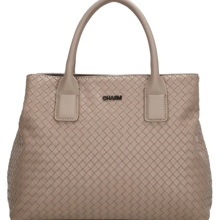 Schoudertassen|Handtassen>Charm London Mirabello Handbag taupe