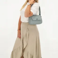 Schoudertassen|Fashion Tassen>Charm London Mirabello Shoulderbag lightblue