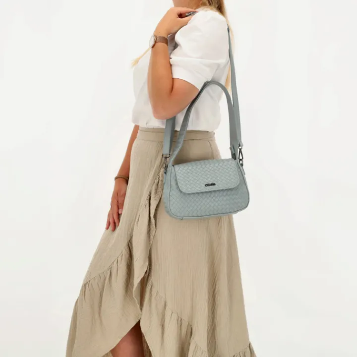 Schoudertassen|Fashion Tassen>Charm London Mirabello Shoulderbag lightblue