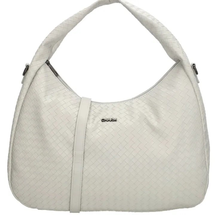 Shoppers|Schoudertassen>Charm London Mirabello Shopper lightgrey