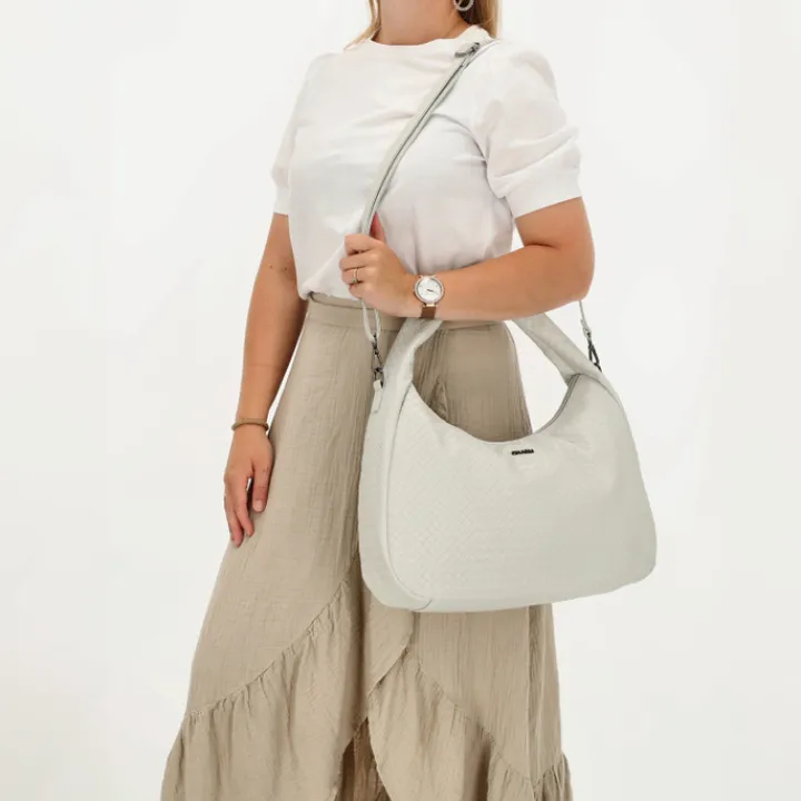 Shoppers|Schoudertassen>Charm London Mirabello Shopper lightgrey