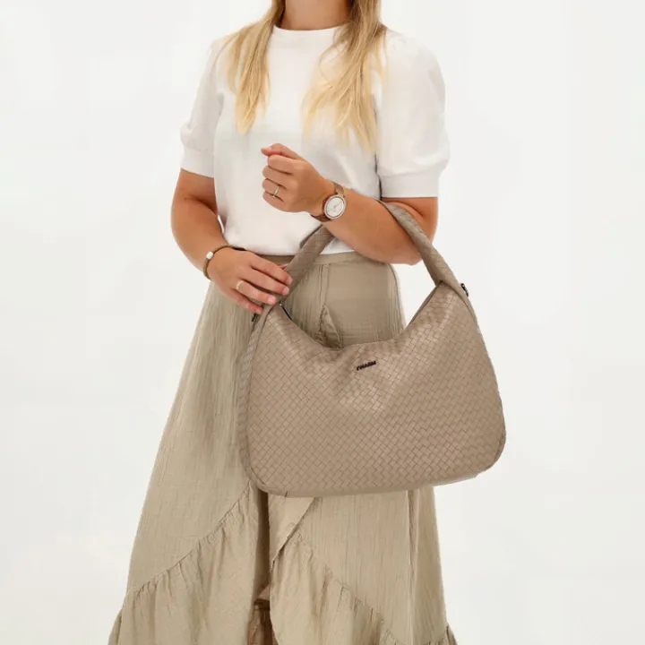 Shoppers|Schoudertassen>Charm London Mirabello Shopper taupe