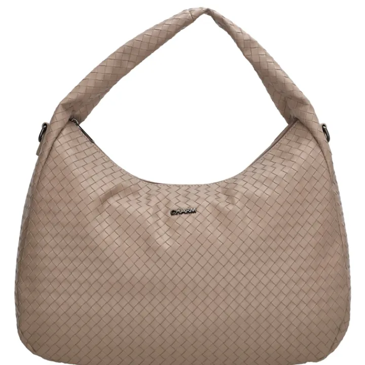 Shoppers|Schoudertassen>Charm London Mirabello Shopper taupe