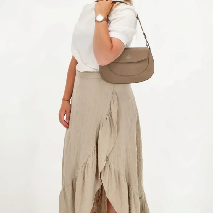 Schoudertassen|Fashion Tassen>Charm London Montmartre Shoulderbag taupe