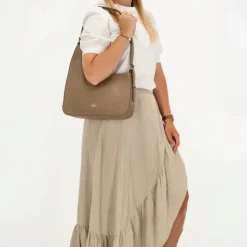 Schoudertassen|Fashion Tassen>Charm London Montmartre Shoulderbag taupe