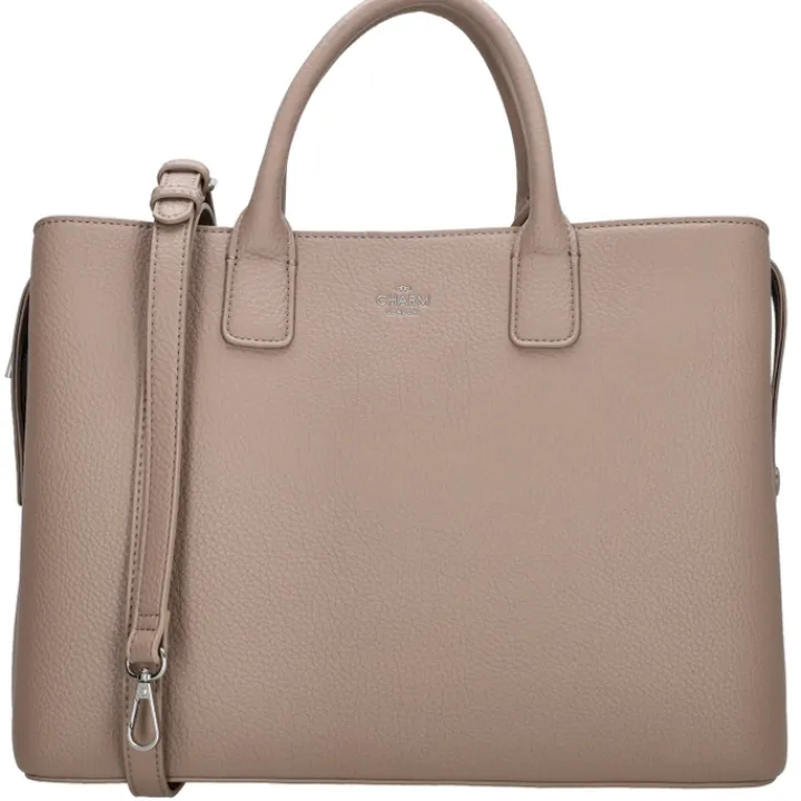 Schoudertassen|Handtassen>Charm London Muggiano Handbag lichttaupe