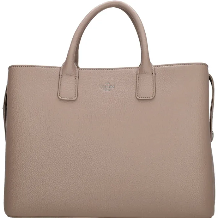 Schoudertassen|Handtassen>Charm London Muggiano Handbag lichttaupe