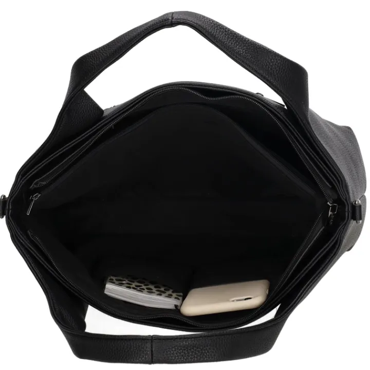 Schoudertassen|Handtassen>Charm London Mulberry Street Handbag zwart