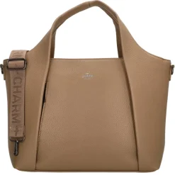 Schoudertassen|Handtassen>Charm London Mulberry Street Handbag taupe