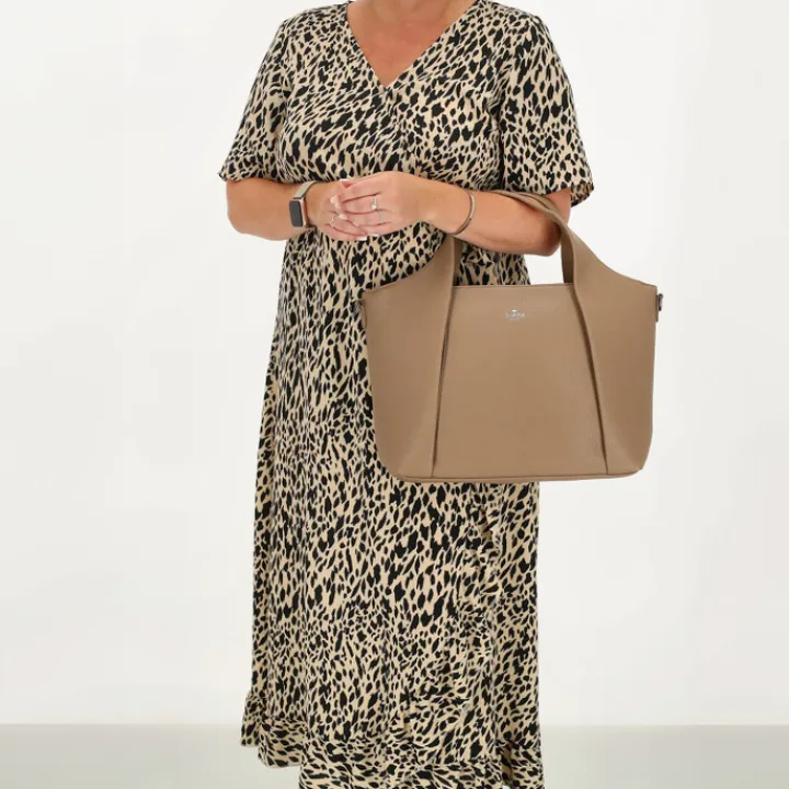 Schoudertassen|Handtassen>Charm London Mulberry Street Handbag taupe