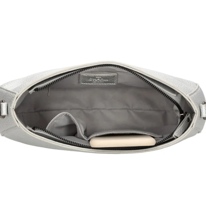 Schoudertassen|Crossbody>Charm London New York Crossover silver
