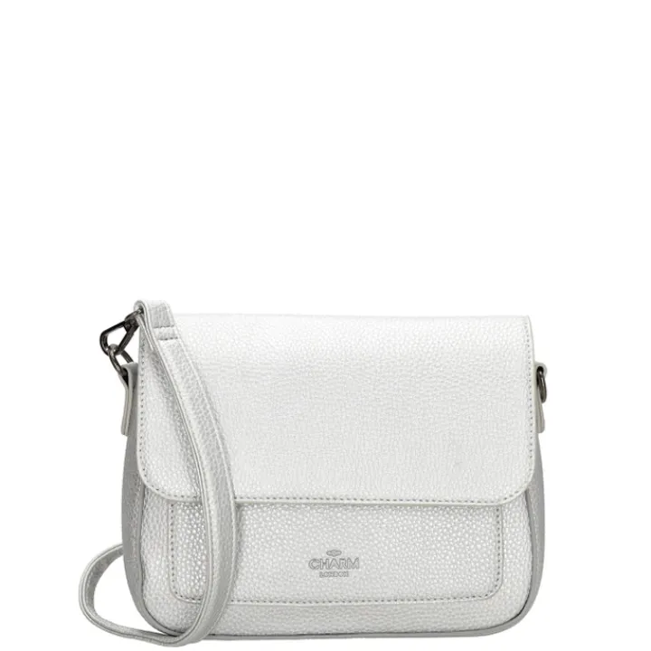 Schoudertassen|Crossbody>Charm London New York Shoulderbag silver