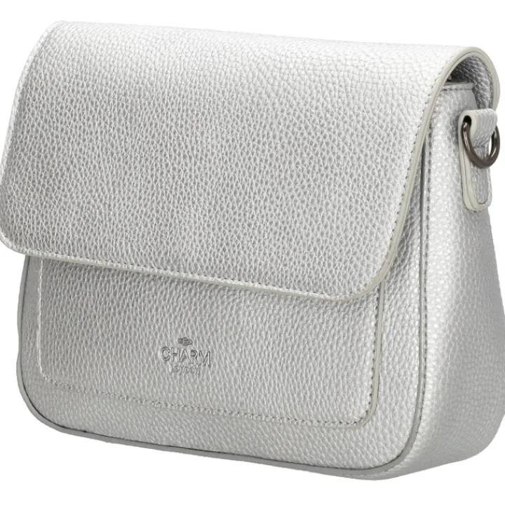 Schoudertassen|Crossbody>Charm London New York Shoulderbag silver