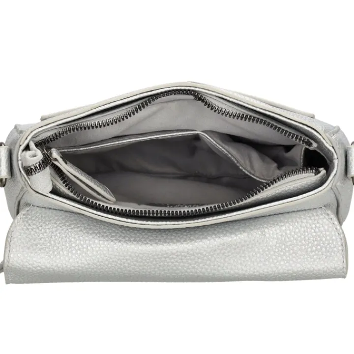 Schoudertassen|Crossbody>Charm London New York Shoulderbag silver