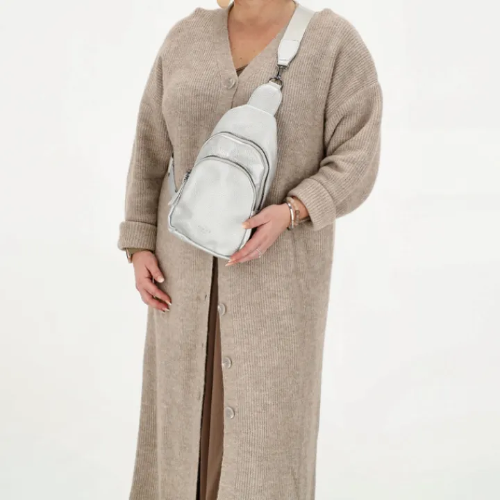 Sling Bags|Fashion Tassen>Charm London New York Slingbag silver