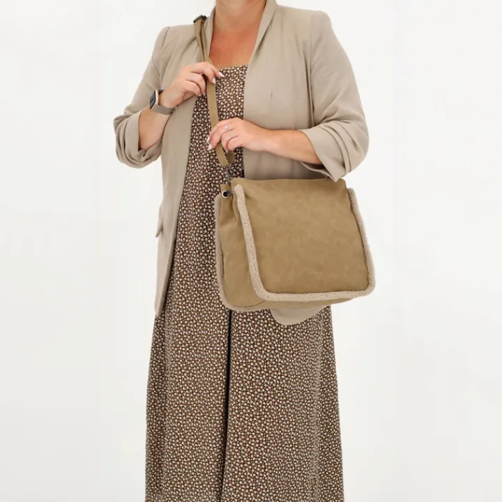 Fashion Tassen>Charm London Newington Shoulderbag taupe