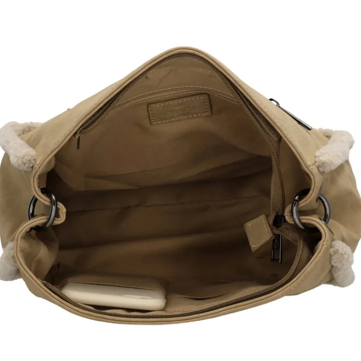 Fashion Tassen>Charm London Newington Shoulderbag taupe