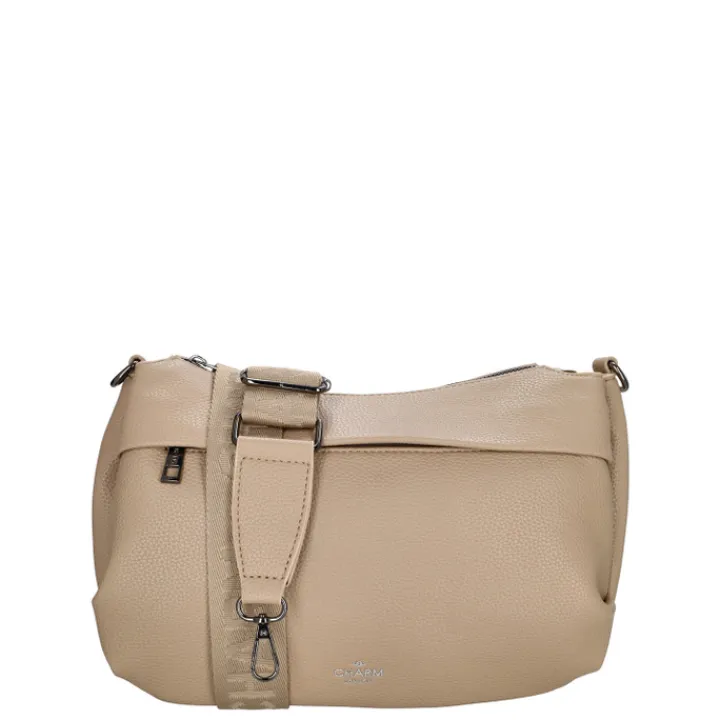 Schoudertassen|Crossbody>Charm London Pentonville Shoulderbag sand