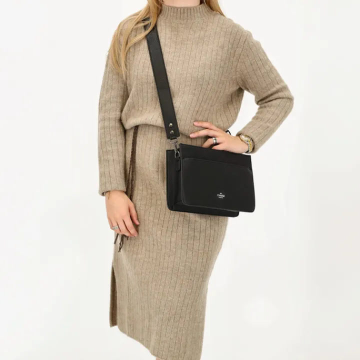 Schoudertassen|Crossbody>Charm London Princeton Shoulderbag black