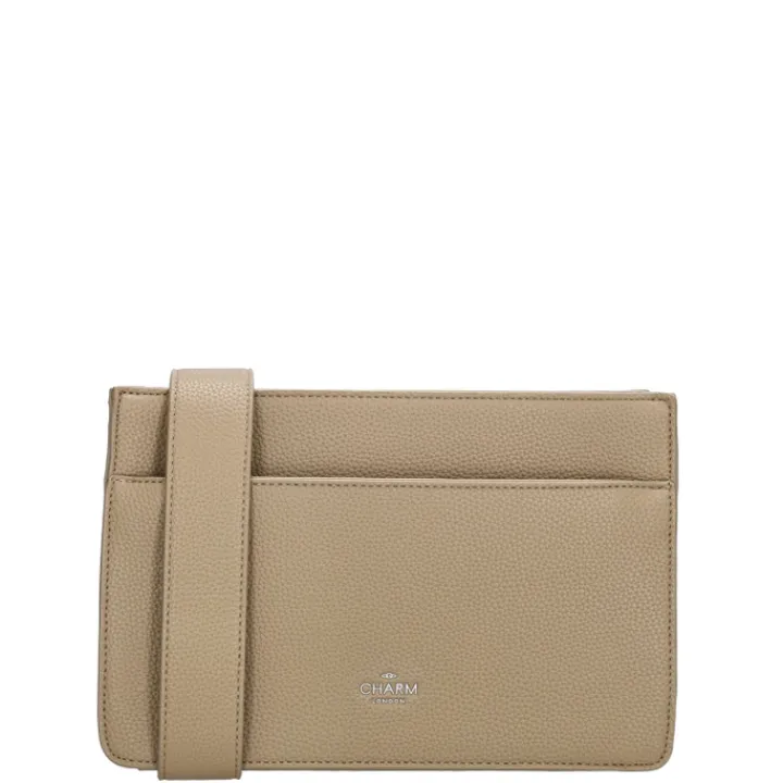 Schoudertassen|Crossbody>Charm London Princeton Shoulderbag lighttaupe