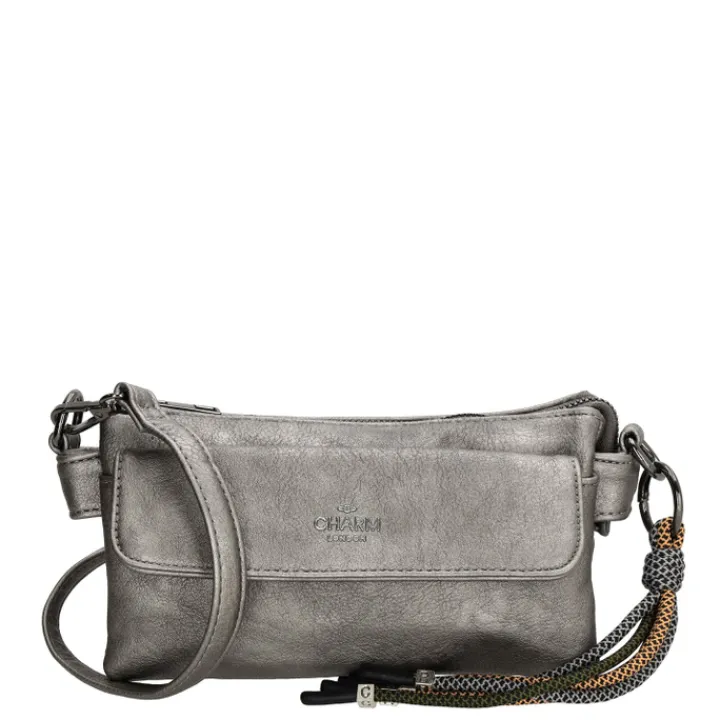 Schoudertassen|Crossbody>Charm London Tottenham Schoudertas pewter