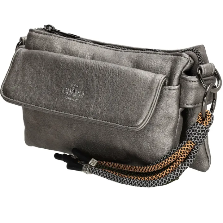 Schoudertassen|Crossbody>Charm London Tottenham Schoudertas pewter