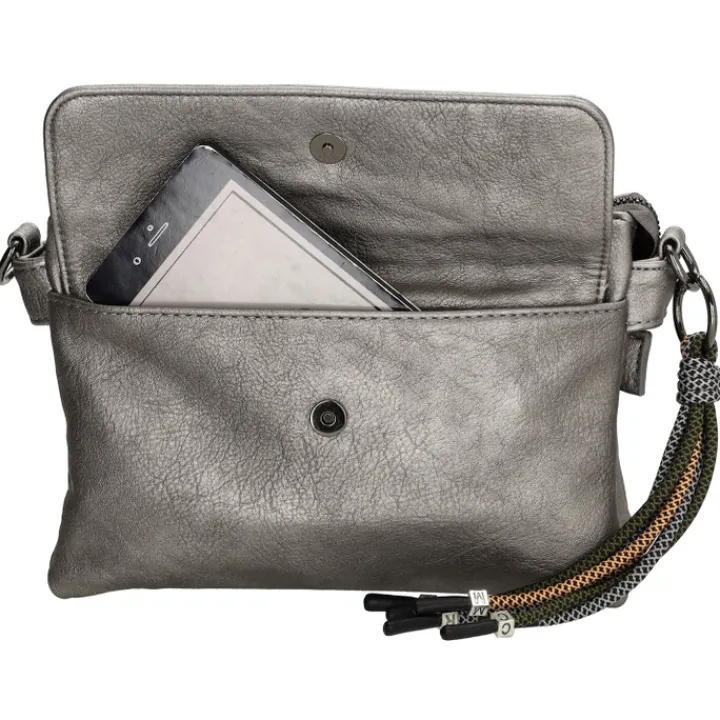 Schoudertassen|Crossbody>Charm London Tottenham Schoudertas pewter