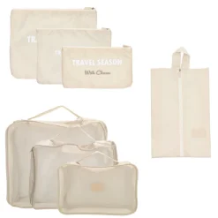 Inpaksystemen>Charm London Travel Accessoires Packingcubes taupe