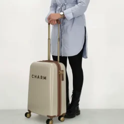 Transavia Trolleys|Klm Trolleys>Charm London Travel Trolley S beige
