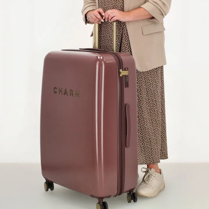 Lichtgewicht Koffers|Harde Koffers>Charm London Travel Trolley L bordeaux