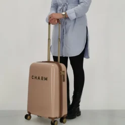 Transavia Trolleys|Klm Trolleys>Charm London Travel Trolley S roze