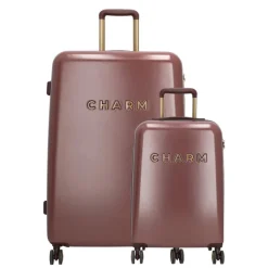 Koffersets|Reiskoffers>Charm London Travel Trolley Set bordeaux