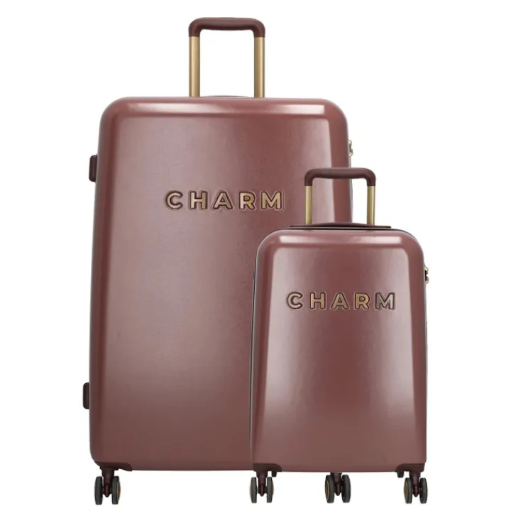Koffersets|Reiskoffers>Charm London Travel Trolley Set bordeaux
