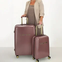 Koffersets|Reiskoffers>Charm London Travel Trolley Set bordeaux