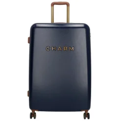 Harde Koffers|Lichtgewicht Koffers>Charm London Travel Trolley L blauw
