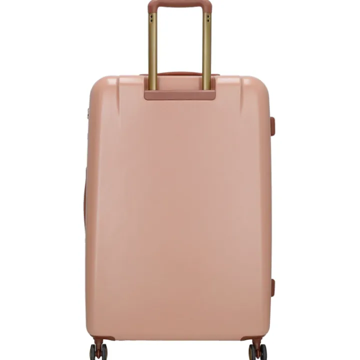 Koffersets|Reiskoffers>Charm London Travel Trolley Set roze