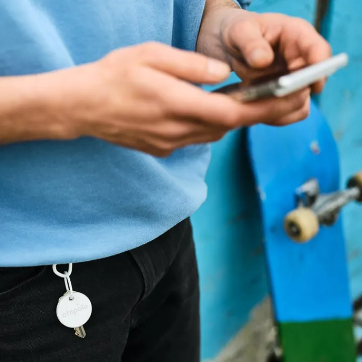 Bluetooth Trackers>Chipolo ONE Point (Google Find My) off white