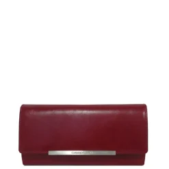Rfid Portemonnees|Grote Portemonnees>Claudio Ferrici Classico Purse red