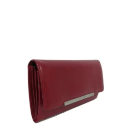 Rfid Portemonnees|Grote Portemonnees>Claudio Ferrici Classico Purse red