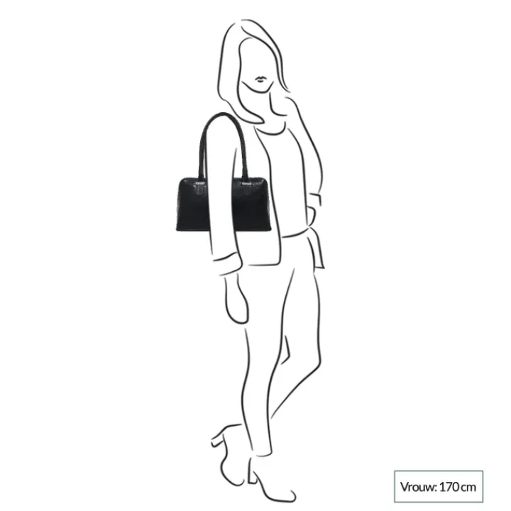 Schoudertassen|Crossbody>Claudio Ferrici Classico Shoulder bag red