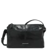 Schoudertassen|Crossbody>Claudio Ferrici Pelle Vecchia Crossbag black