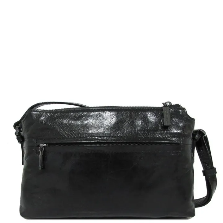 Schoudertassen|Crossbody>Claudio Ferrici Pelle Vecchia Crossbag black