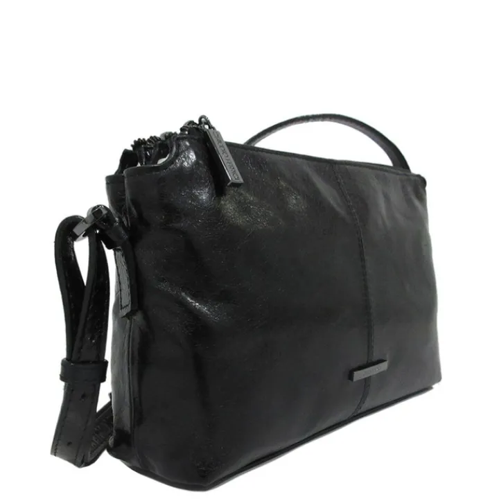 Schoudertassen|Crossbody>Claudio Ferrici Pelle Vecchia Crossbag black
