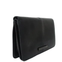 Rfid Portemonnees|Leren Portemonnees>Claudio Ferrici Pelle Vecchia Wallet navy