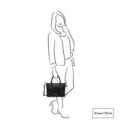 Schoudertassen|Handtassen>Claudio Ferrici Pelle Vecchia Tote navy