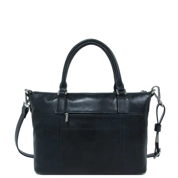 Schoudertassen|Handtassen>Claudio Ferrici Pelle Vecchia Tote navy
