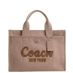 Schoudertassen|Handtassen>Coach Cargo Tote dark natural