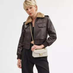 Crossbody|Fashion Tassen>Coach Tabby 20 Shoulderbag With Chain Quilting chalk