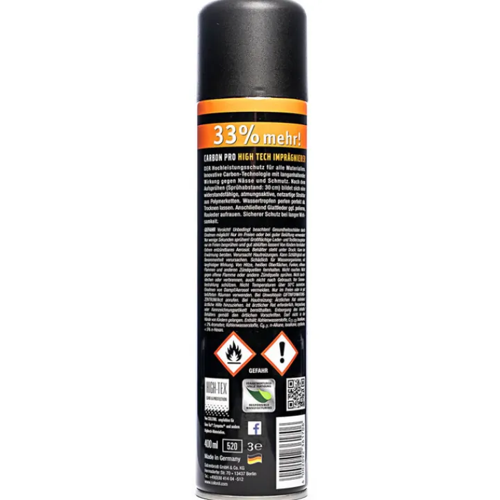 Onderhoudsproducten|Onderhoudsproducten>Collonil Carbon Pro Spray +33% (400ml) transparant
